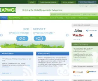 Anti-Phishing.org(APWG) Screenshot
