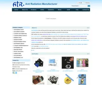 Anti-Radi.com(Anti Radiation Manufacturer) Screenshot