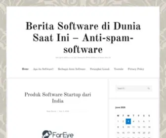 Anti-Spam-Software.com(Berita Software di Dunia Saat Ini) Screenshot