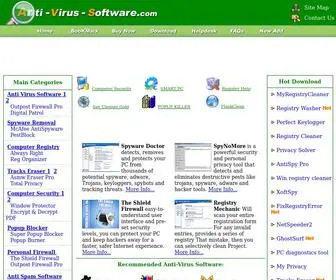 Anti-Virus-Software.com(Anti virus software) Screenshot