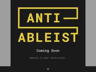 Antiableist.com(Anti-ableist) Screenshot