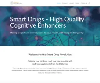 Antiaging-Nootropics.com(Nootropics) Screenshot