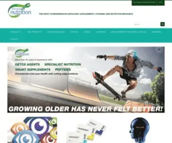 Antiaging-Nutrition.com(The world’s most comprehensive antiaging resource) Screenshot
