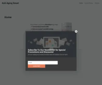 Antiagingsmart.com(Anti Aging Smart) Screenshot