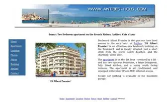 Antibes-Hols.com(Antibes Luxury two bedroom apartment) Screenshot