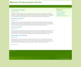 Antibiotabs.org(Medical Professionals Online) Screenshot