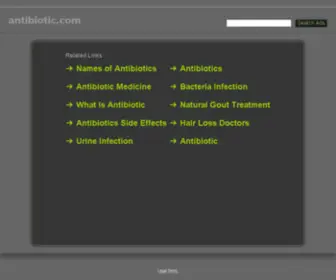 Antibiotic.com(Antibiotic) Screenshot