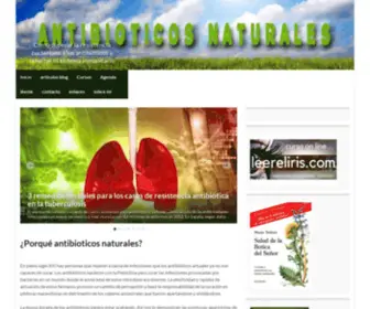 Antibioticosnaturales.com(Antibioticos naturales) Screenshot