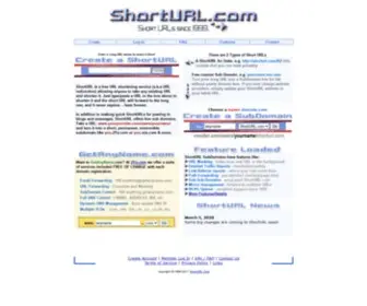 Antiblog.com(Shortening URLs since 1999) Screenshot