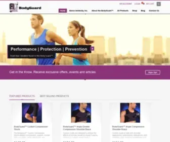 Antibodywear.com(Compression Shoulder Braces by Antibody Inc) Screenshot