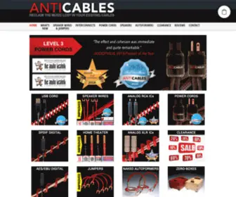 Anticables.com(High-end audio) Screenshot