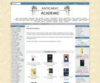 Anticariat-Academic.ro(Anticariat Academic. Oferim carti axate pe sfera umanista) Screenshot