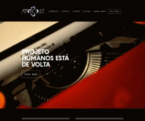 Anticast.com.br(Podcast sobre Design) Screenshot