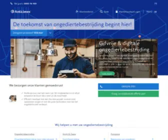 Anticimex.be(De expert in professionele ongediertebestrijding en) Screenshot