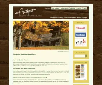 Anticofurniture.com(Reclaimed Wooden Furniture) Screenshot