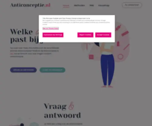 Anticonceptie.nl(Lees er alles over op) Screenshot