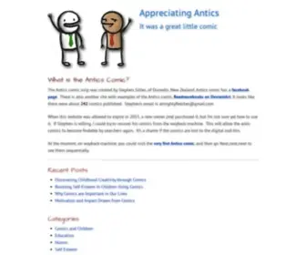 Anticscomic.com(Antics) Screenshot