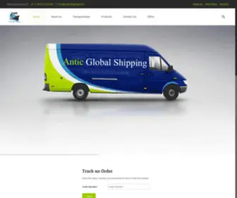 Anticshipping.com(Antic Global Shipping) Screenshot