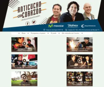 Anticuchoconcorazon.com(Anticucho con Corazón) Screenshot