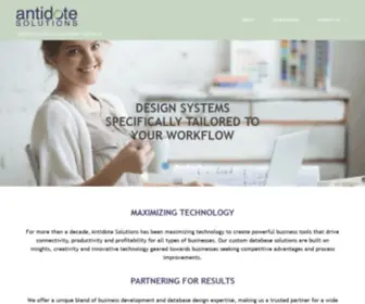 Antidotesolutions.com(Antidote Solutions) Screenshot