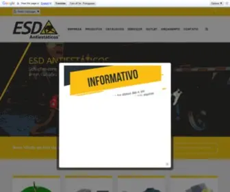 Antiestaticos.com.br(ESD Antiestáticos) Screenshot