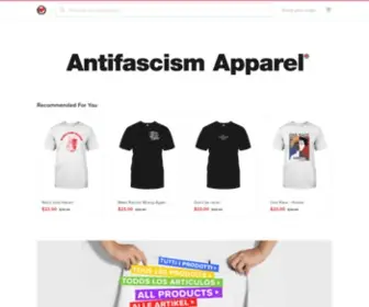 Antifascismapparel.com(Antifascism Apparel) Screenshot