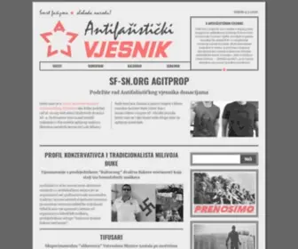 Antifasisticki-Vjesnik.org(Antifašistički) Screenshot