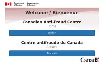 Antifraudcentre-Centreantifraude.ca(The Canadian Anti) Screenshot
