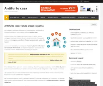 Antifurtocasa.biz(Antifurto casa) Screenshot