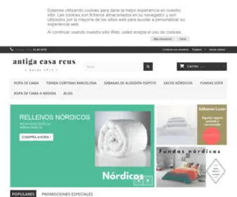 Antigacasareus.com(Ropa hogar Barcelona) Screenshot