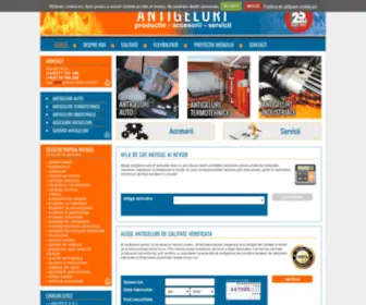 Antigeluri.ro(Auto, termotehnice, industrial) Screenshot