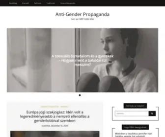 Antigender.org(Anti-Gender Propaganda) Screenshot