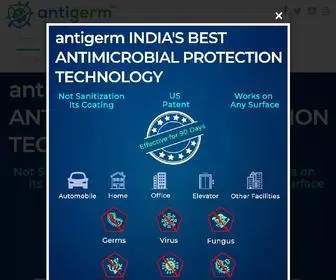 Antigerm.in(India's Best Antimicrobial Protection Technology) Screenshot