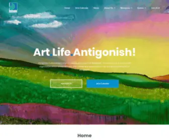 Antigonishculturealive.ca(Community Arts Council of Antigonish) Screenshot