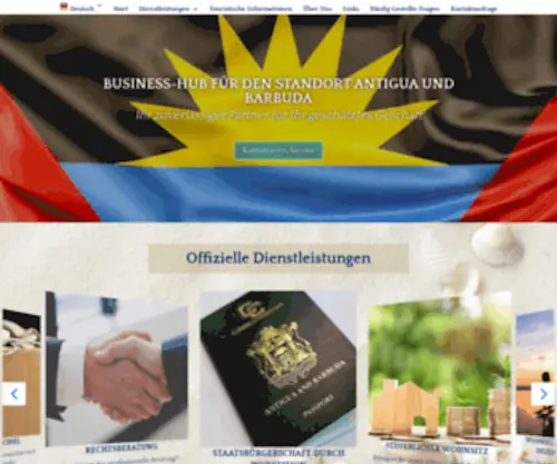 Antiguabarbuda.at(Ihr zuverlässiger Partner für Ihr wertvolles Geschäft. Offizielle Dienstleistungen) Screenshot
