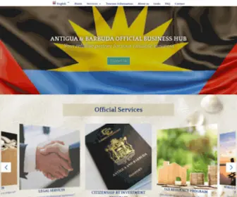 Antiguabarbuda.ch(Your reliable partner for your valuable business. Official services) Screenshot
