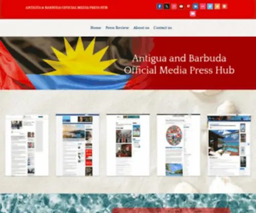 Antiguabarbuda.press(ANTIGUA AND BARBUDA OFFICIAL MEDIA PRESS HUB) Screenshot