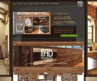 Antiguadecor.com(Antigua Decor) Screenshot