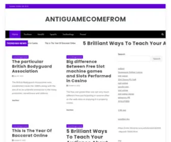 Antiguamecomefrom.com(Shop for over 300) Screenshot