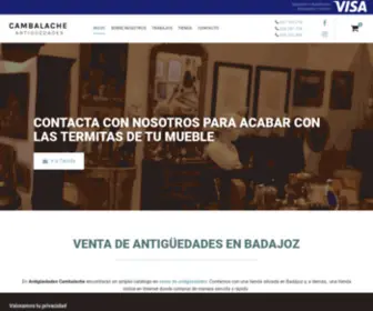 Antiguedades-Cambalache.com(Venta) Screenshot