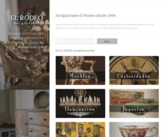 Antiguedadeselrodeo.com.ar(MUEBLES Y OBJETOS DEL AYER PARA LA DECORACION ACTUAL) Screenshot