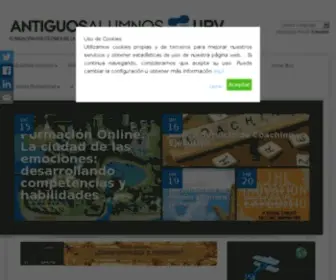 Antiguosupv.org(Antiguos Alumnos UPV) Screenshot