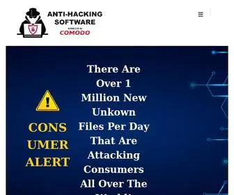 Antihackingsoftware.com(Anti Hacking Software) Screenshot