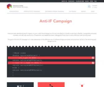 Antiifcampaign.com(The Anti) Screenshot