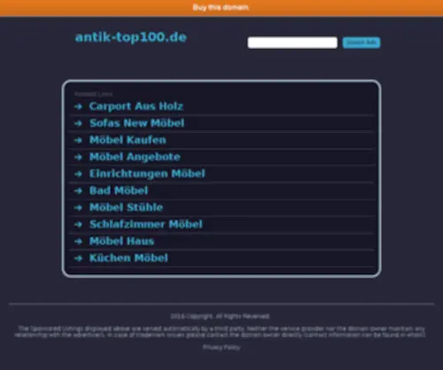 Antik-Top100.de(Alte Türen) Screenshot