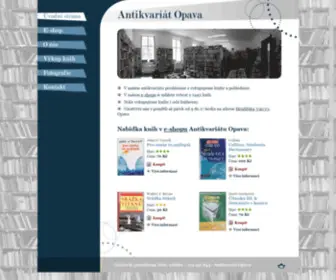 Antikopava.cz(Antikvariát Opava) Screenshot