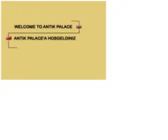 Antikpalace.com.tr(Antik A.S) Screenshot