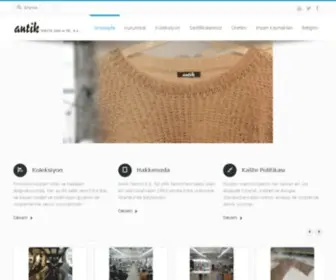 Antiktekstil.com(Antik Tekstil) Screenshot