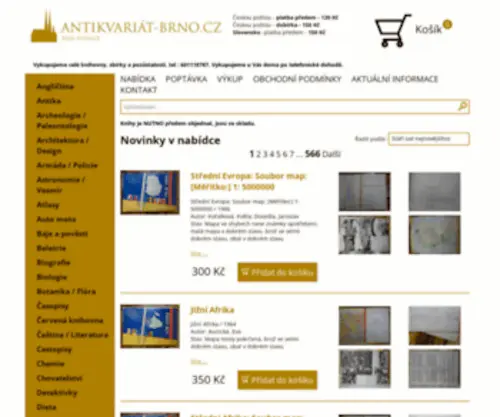 Antikvariat-Brno.cz(Antikvariat Brno) Screenshot