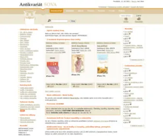 Antikvariat-Sova.sk(Antikvariát Sova) Screenshot